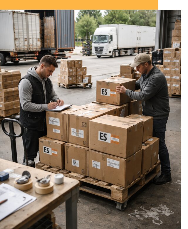 Доставка грузов в Испанию автотранспортом от 36463 руб