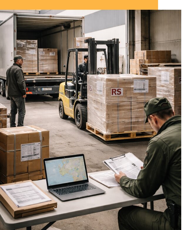 Доставка грузов в Сербию от 46881 руб, международные перевозки