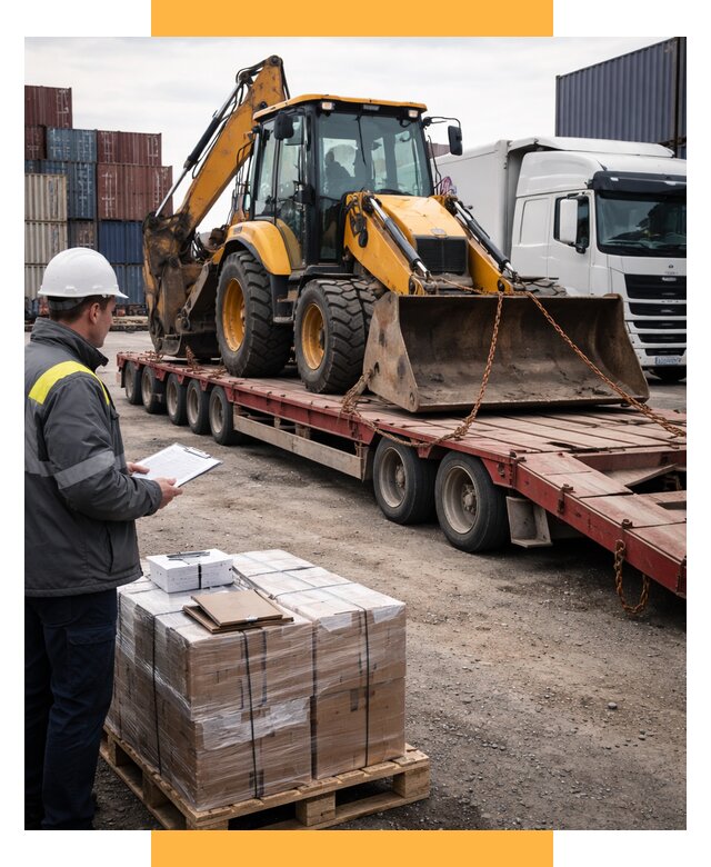 Международная перевозка спецтехники от 46881 р., СетСервис-Сои