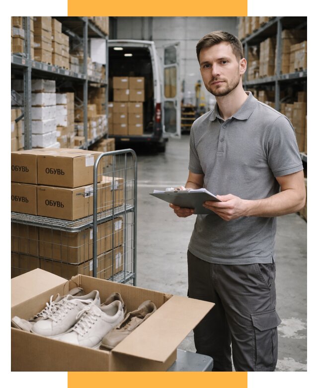 Доставка обуви из Китая и Турции от 4688 р. СетСервис-Сои