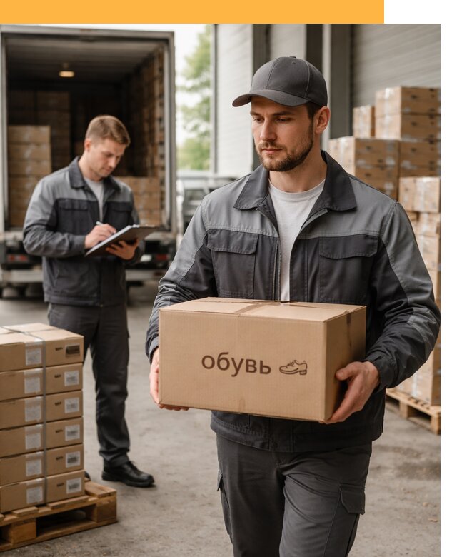 Международная перевозка обуви с таможенным оформлением от 4688