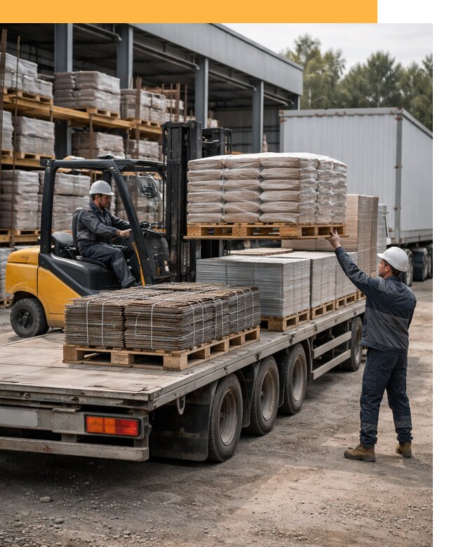 Перевозка строительных материалов по миру от 5730 руб