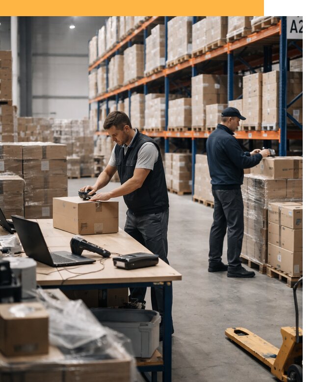 Склад консолидации в Европе: хранение, сортировка от 6772